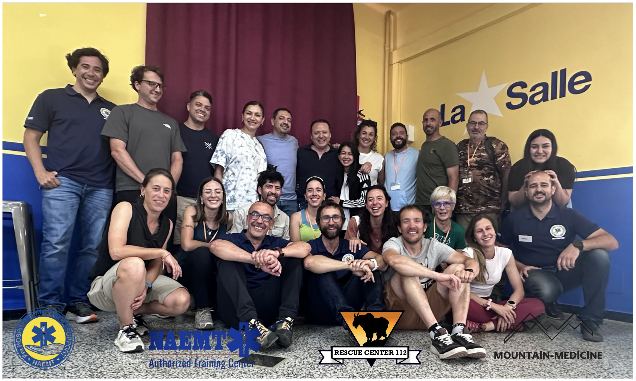 Participantes de una edición del curso PHTLS